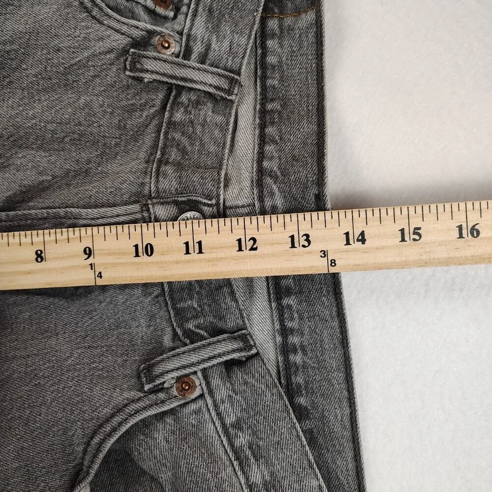 Levi 501 Jeans Men 34 x 34  Charcoal Gray Button Fly Red Tab - Picture 11 of 11